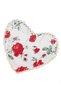 - Amara Heart Shaped Baby Bib and Ribbon Bow Headband Set - Floral White- 0Y to 4Y - 3