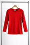 Girl's Red and White April 23Rd Show Dress Combination Top and Bottom Set (with Pantyhose as a Gift) - 2