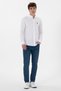 U.S. Polo Assn. Woven Fabric Cotton Regular White Shirt - 4