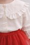 Tutu Skirt and Lace Shirt Girls' Top and Bottom Set - 2