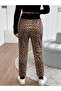 Leopard Pattern High Waist Trousers - 5
