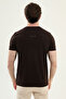 Plain Slim Fit Collar Detailed Crew Neck Men's T-Shirt Brown - 36874.26Y - 4