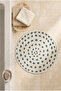 Round Multi-Purpose Bathroom Mat Non-Slip Base Foot Mat 50X50 Modern Patterned Soft Base - 3