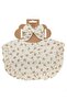 -Bella Baby Bib Set for Babies - Flower Printed Beige - 0Y to 4Y - 2