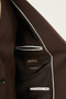 Straight Slim Fit Wide Collar Men's Suit with Handkerchief Detail Coffee - 45444.26Y - 7