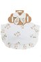 -Bella Baby Bib Set for Babies - Flower Print White - 0Y to 4Y - 3