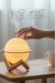 Galaxy Planet Air Humidifier - Night Light & Aroma Diffuser with Wooden Stand, Ultra Quiet - 3