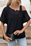 Women's Strappy Round Neck Tank Top and Batwing Sleeve Off-The-Shoulder Lace Blouse Set