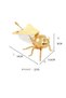 Bee Design Honey Container – Gold Plated Decorative Honey Jar with Spoon, Plastic Honey Storage Container - 5