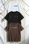 Unisex White Black Brown 3-Piece Design T-Shirt Set