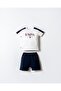 U.S.Polo Assn Usb2905 White Baby Boy 2-Piece Set
