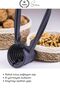 # Nutcracker Metal Nut and Walnut Cracker Durable Nutcracking Tool Ergonomic Powerful Cracker - 4