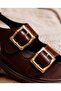 Linia 3 Buckle Women's Summer Sandals Gold Buckle - 4
