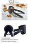 # Nutcracker Metal Nut and Walnut Cracker Durable Nutcracking Tool Ergonomic Powerful Cracker - 6