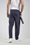 Boyfriend Fit Pover Lycra Fabric Trousers - 6