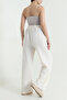 Women's Elastic Waist Boucle Palazzo Pants - 4