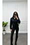 Women's Front Tie Corset Detail Short Shirt