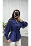Women's Padded Shoulder Tie-Up Shirt - 2