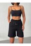Women's High Waist Combed Cotton Fabric 4-Piece Economical Bermuda Shorts - 2