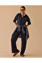 Polo Collar Modal Suit