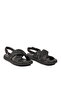 Black Strappy Lightweight Soft Sole Women's Sandals 26Y461 g - 3