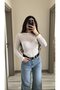 Women's Boat Neck Transparent Lace Blouse