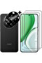 عدسة حماية الكاميرا المتوافقة مع هاتف Honor Magic 8 Lite + زجاج حماية الشاشة 9h، مجموعة 2 في 1