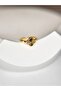 Women's Steel Clover Detailed Adjustable Ring |   Vintage Chic Does Not Make It Look Dull - 2