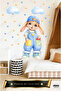 Pastel Rabbit Child - Premium Children's Wall Sticker Set with Star and Heart Figures