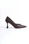 Women's matte dark brown stiletto tr08ms27l - 7