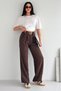 Women's High-Waisted Wide-Leg Pants – Stylish Design with Belt Detail