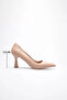 Nude pointed toe mid heel women's stiletto tr20ms02d - 3