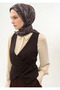 Viscose Velora Scarf Four Seasons Etro Pattern Dark Gray 90X90