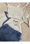 3-Piece Baby Boy Hospital Discharge Set with Carousel Detail – 100% Cotton / Newborn - 4