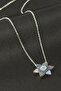 Nrzsnt Star Zircon Stone Necklace - (210940) Silver Color - 2