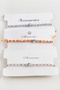 Nrzsnt Nazar Crystal Macrame Rope Bracelet 6 mm (211625) - Gray