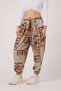 Women's Street Style Printed Crinkled Sports Harem Pants - 3