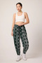 Women's Street Style Patterned Jacquard Sports Shalwar Trousers