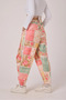 Women's Street Style Printed Crinkled Sports Harem Pants - 5