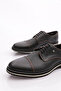 Lace-up Black Leather Eva Men's Casual Shoes 9040 46 42 - 4