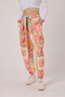 Women's Street Style Printed Crinkled Sports Harem Pants - 3