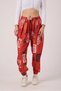 Women's Street Style Printed Crinkled Sports Harem Pants - 6