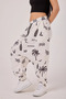 Women's Street Style Printed Sports Baggy Pants - 3