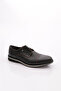 Lace-up Black Leather Eva Men's Casual Shoes 9040 46 42 - 5