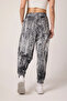 Women's Street Style Patterned Jacquard Sports Shalwar Trousers - 4