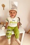 Boy's Mickey Printed Cotton T-Shirt and Elastic Leggings Top and Bottom Set - 2