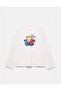 100% Cotton Oversize Fit Teddy Dream - Crew Neck Long Sleeve T-Shirt
