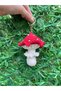 Amigurimi Mushroom Bag Charm Keychain - 3