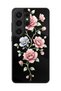 Samsung Galaxy S26 Ultra Compatible Glossy Premium Case with Gilded Flower Design