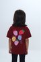 Girl's Crew Neck Short Sleeve Printed T-Shirt 24978 - 4